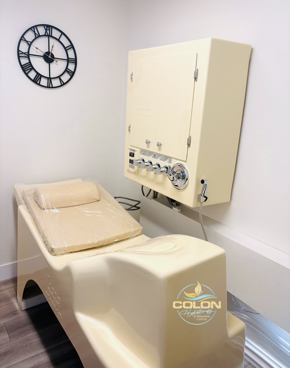 Colon hydrotherapy suite at our Bakersfield center